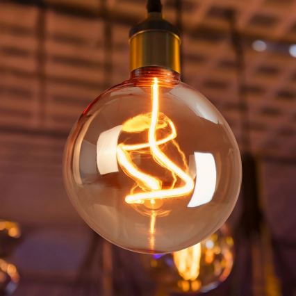 Lâmpada LED DECO VINTAGE FILAMENT G125 E27/4W/230V 1800K