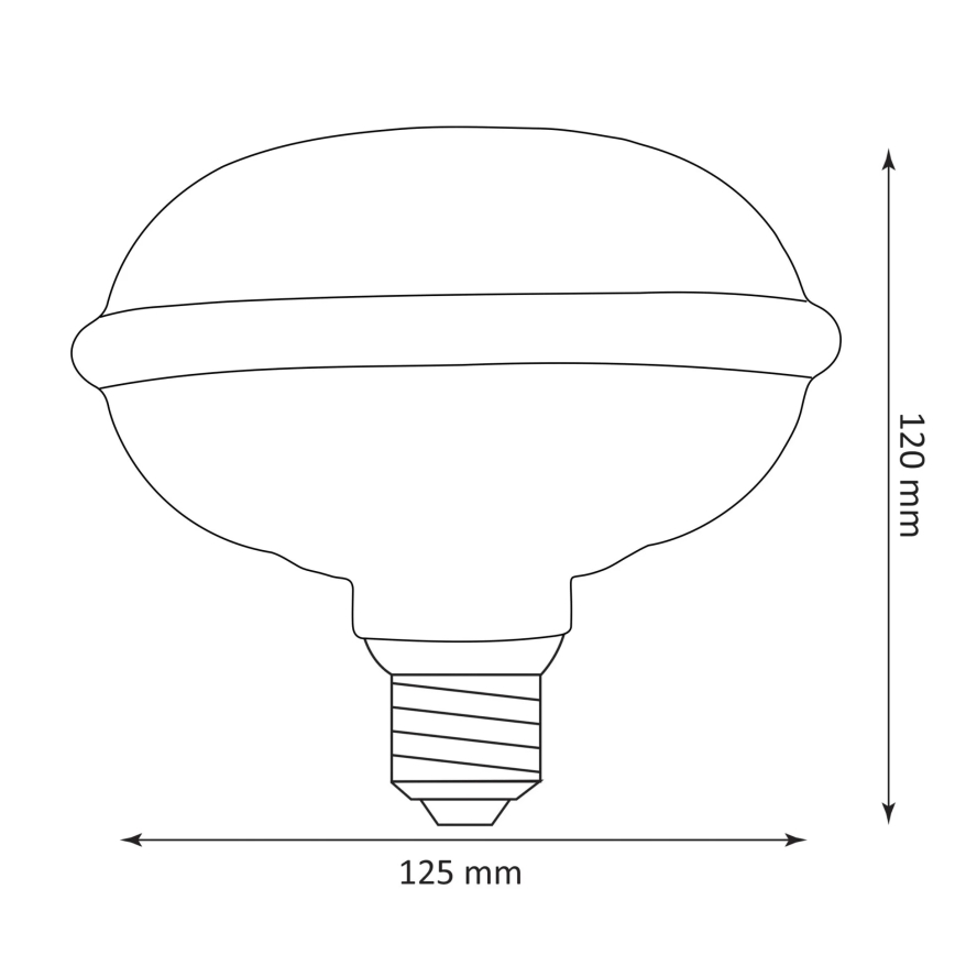 Lâmpada LED DECO VINTAGE FILAMENT UFO130 E27/4W/230V 1800K