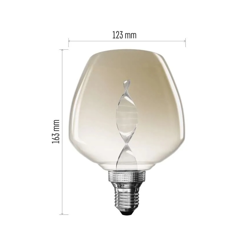 Lâmpada LED DECO VINTAGE S123 E27/3,5W/230V 1800K
