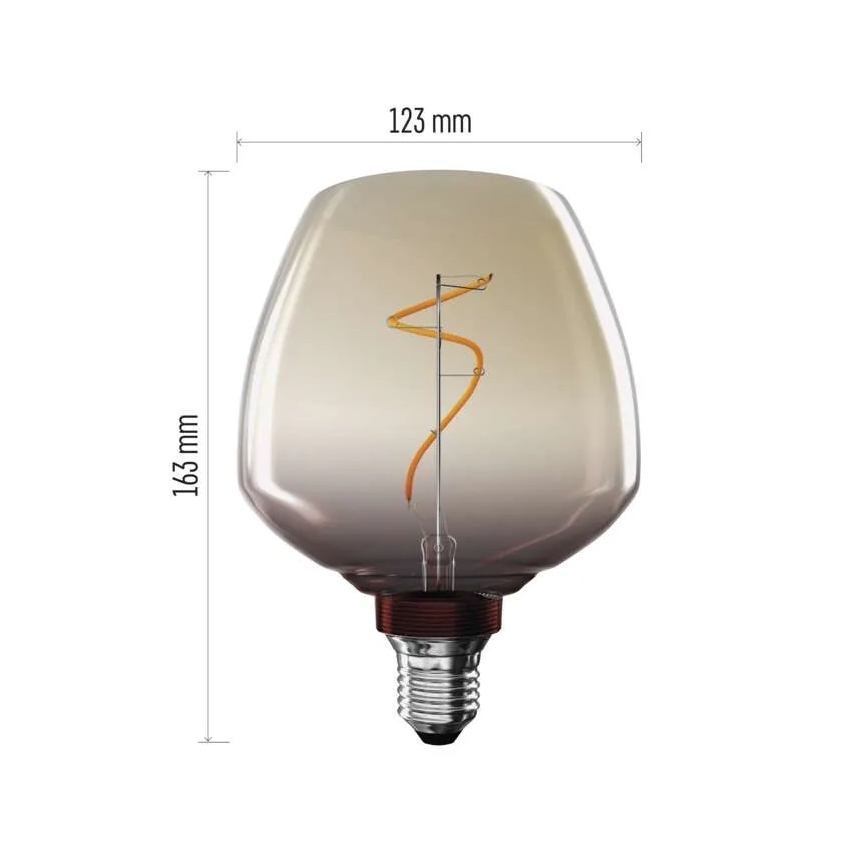 Lâmpada LED DECO VINTAGE S123 E27/4W/230V 1800K
