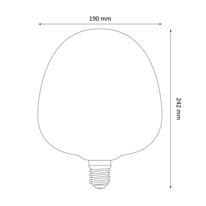 Lâmpada LED DECO VINTAGE S190 E27/4W/230V 1800K