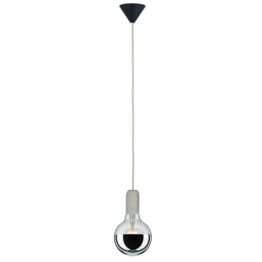 Lâmpada LED regulável com topo espelhado GLOBE E27/6,5W/230V - Paulmann 28673