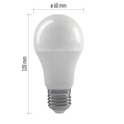 Lâmpada LED dimerizável A60 E27/10,5W/230V 2700K