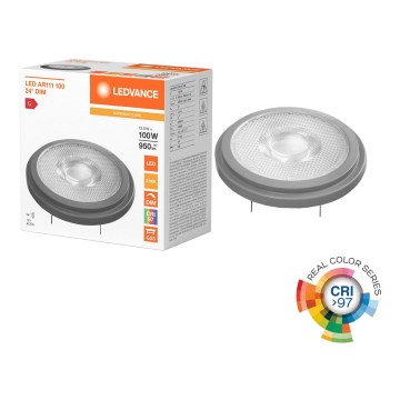 Lâmpada LED dimerizável AR111 G53/13,5W/12V 2700K 24° CRI 97 - Ledvance