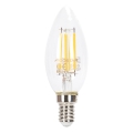 Lâmpada LED dimerizável FILAMENT C35 E14/4W/230V 2700K - Aigostar