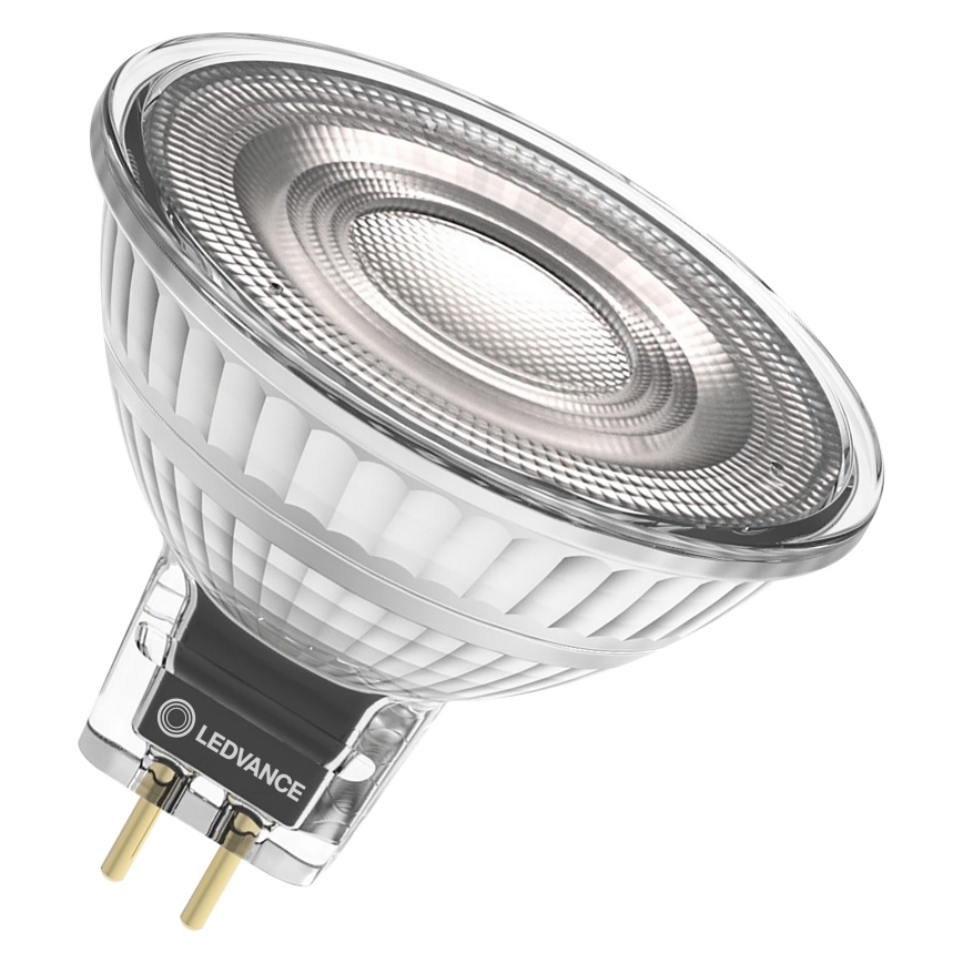 Lâmpada refletora LED dimerizável MR16 GU5,3/5,3W/12V 3000K 36° CRI 97 - Ledvance