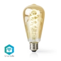 Lâmpada LED dimerizável ST64 E27/4,9W/230V Wi-Fi 1800-6500K