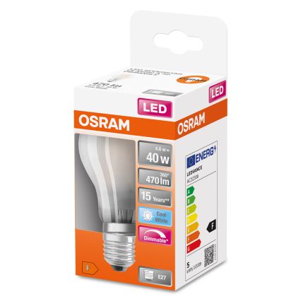Lâmpada LED dimerizável SUPERSTAR CLASSIC A60 E27/4,8W/230V 4000K - Osram