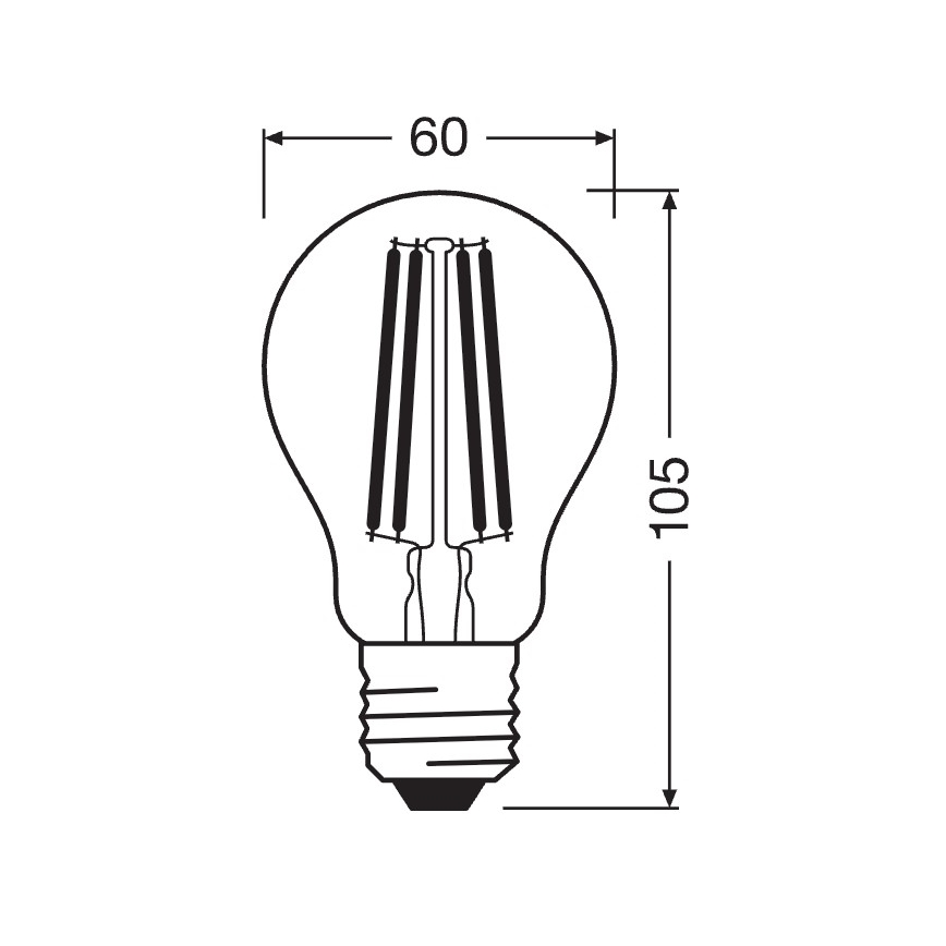 Lâmpada LED dimerizável SUPERSTAR VINTAGE E27/11W/230V 4000K - Osram