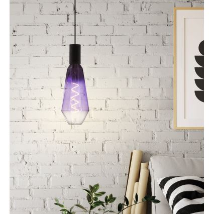 Lâmpada LED dimerizável VINTAGE E27/4W/230V 1800K roxa - Eglo 110237
