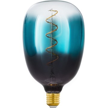 Lâmpada LED dimerizável VINTAGE T120 E27/4W/230V 2000K azul - Eglo 110224