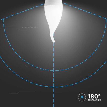 Lâmpada LED E14/3,7W/230V 3000K