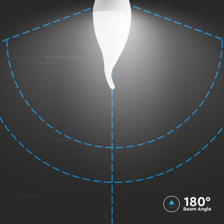 Lâmpada LED E14/3,7W/230V 3000K