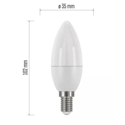 Lâmpada LED E14/4,2W/230V 2700K CRI 94 Ra