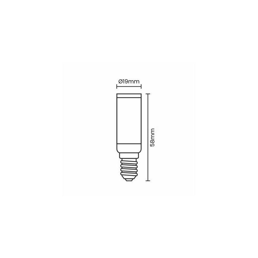 Lâmpada LED E14/4,5W/230V 2800K