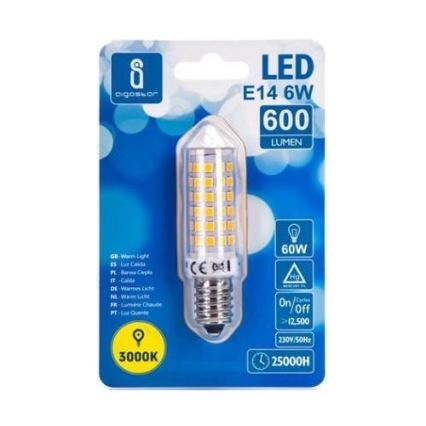 Lâmpada LED E14/6W/230V 3000K - Aigostar