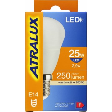 Lâmpada LED E14/6W/230V 3000K - Attralux