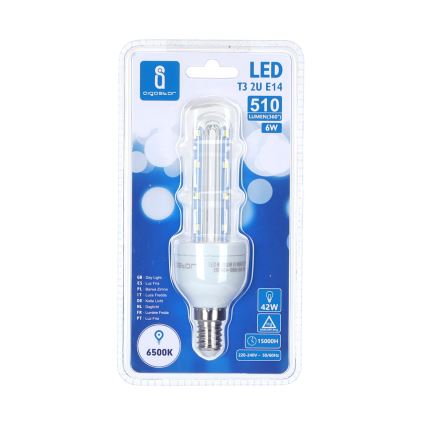 Lâmpada LED E14/6W/230V 6500K - Aigostar