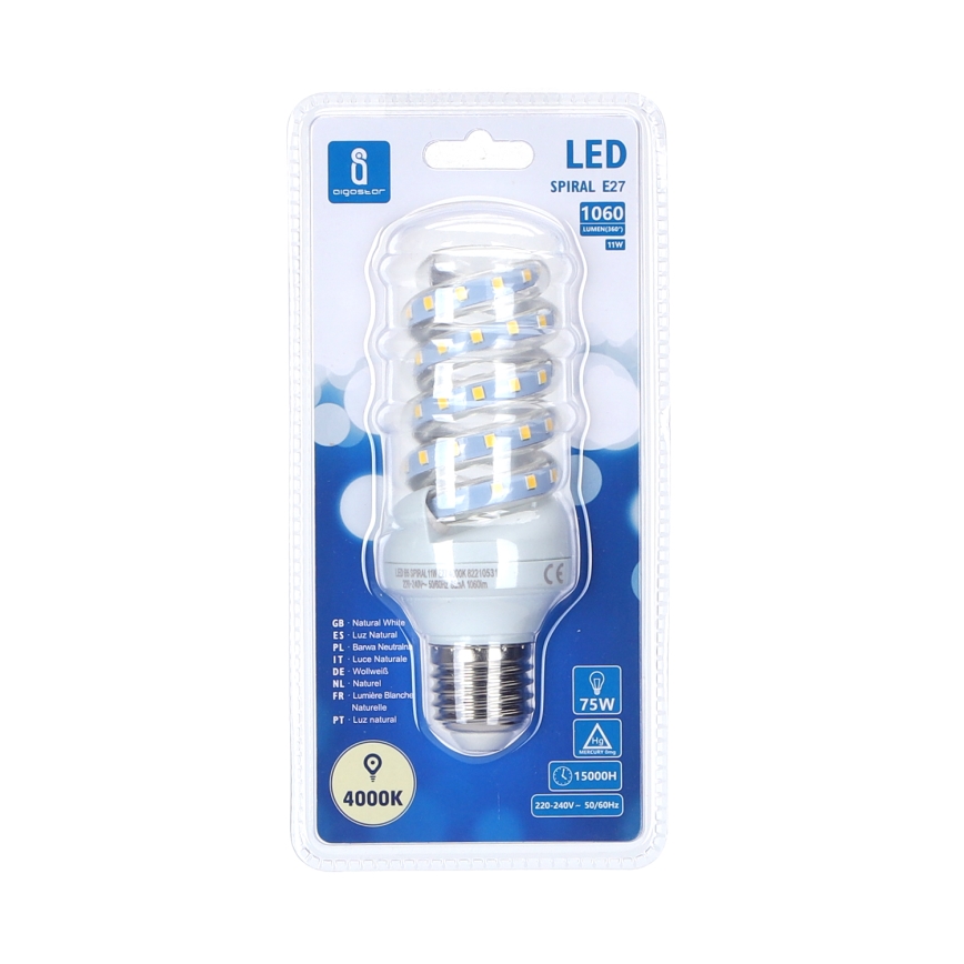 Lâmpada LED E27/11W/230V 4000K - Aigostar