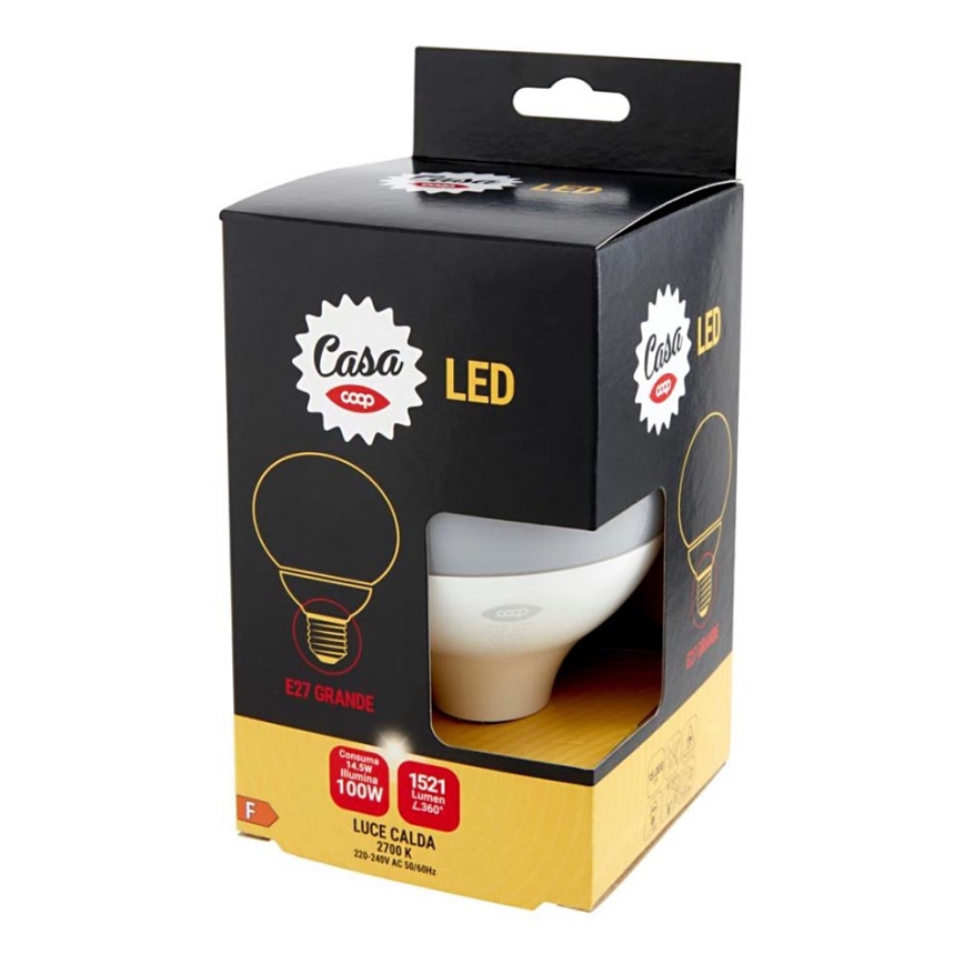Lâmpada LED E27/14,5W/230V 2700K