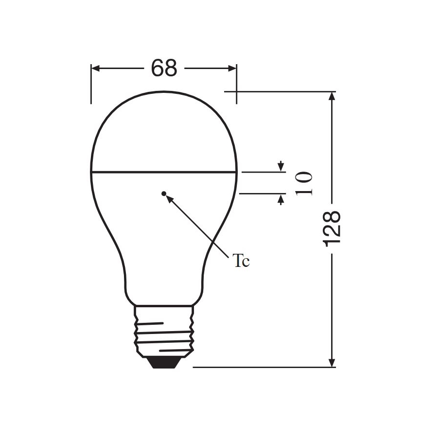 Lâmpada LED E27/19W/230V 2700K - Osram