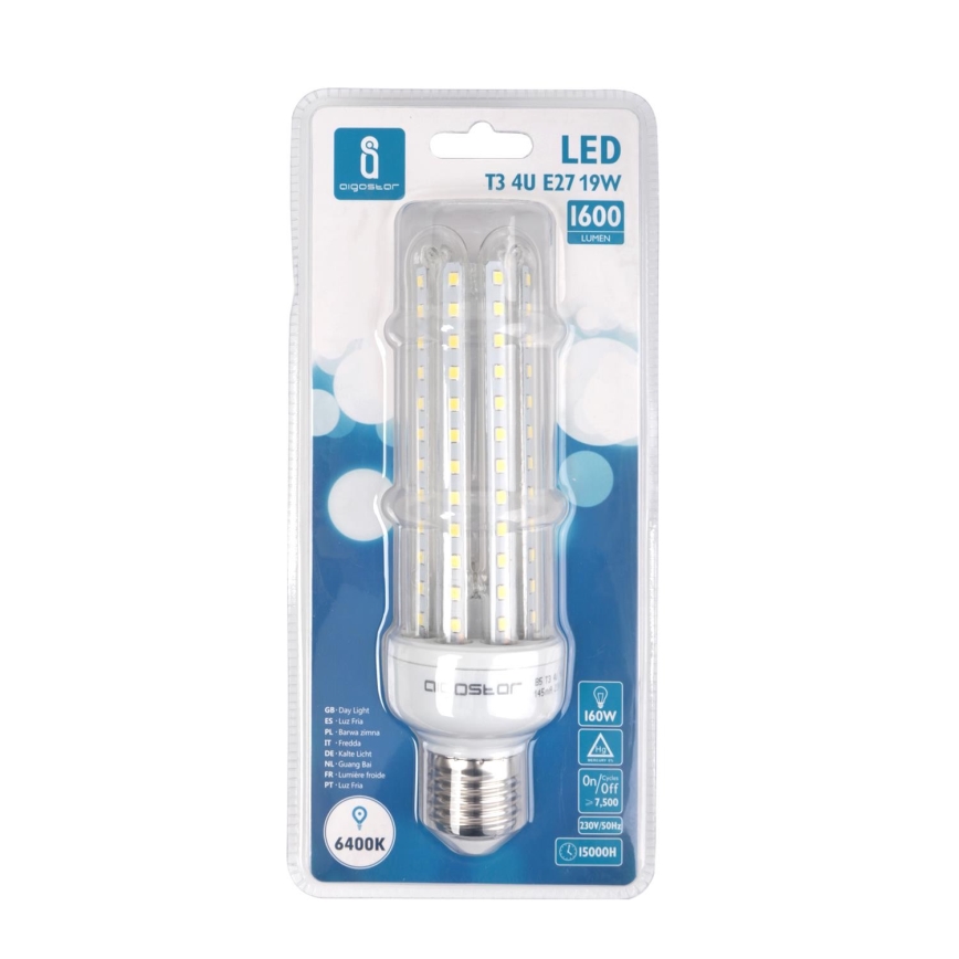 Lâmpada LED E27/19W/230V 6400K - Aigostar