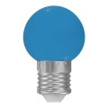 Lâmpada LED E27/1W/230V 5500-6500K azul