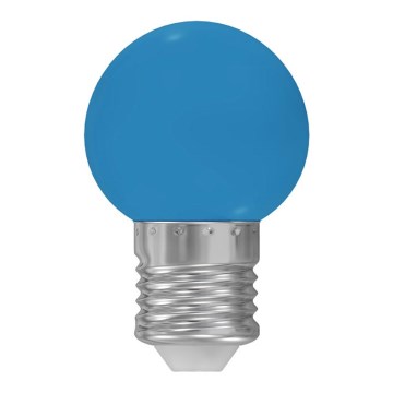 Lâmpada LED E27/1W/230V 5500-6500K azul