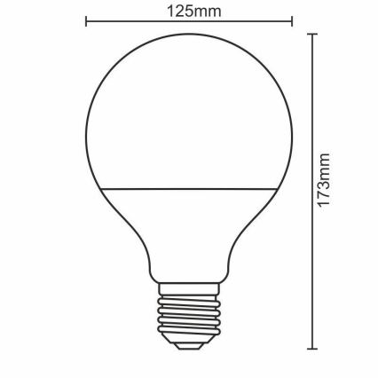 Lâmpada LED E27/20W/165-265V 3000K