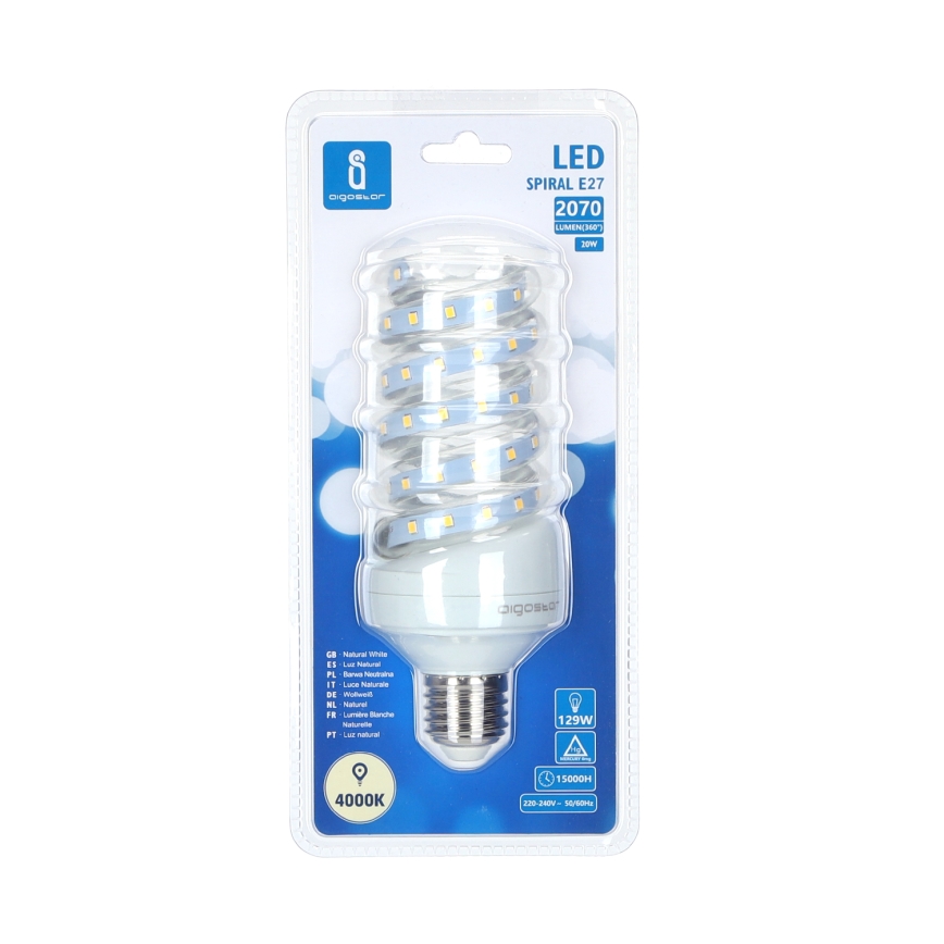 Lâmpada LED E27/20W/230V 4000K - Aigostar