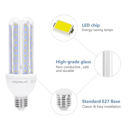Lâmpada LED E27/23W/230V 3000K - Aigostar