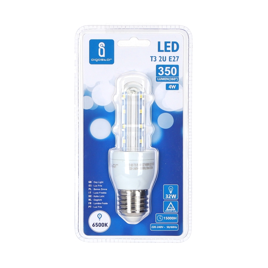 Lâmpada LED E27/4W/230V 6500K - Aigostar