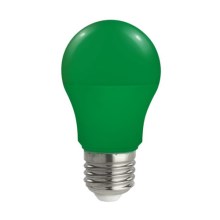 Lâmpada LED E27/5W/230V verde
