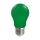 Lâmpada LED E27/5W/230V verde
