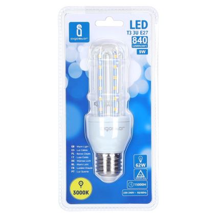 Lâmpada LED E27/9W/230V 3000K - Aigostar