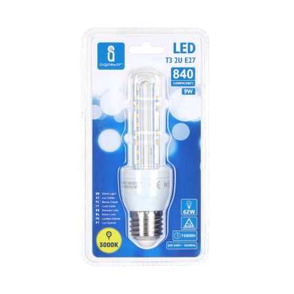 Lâmpada LED E27/9W/230V 3000K - Aigostar