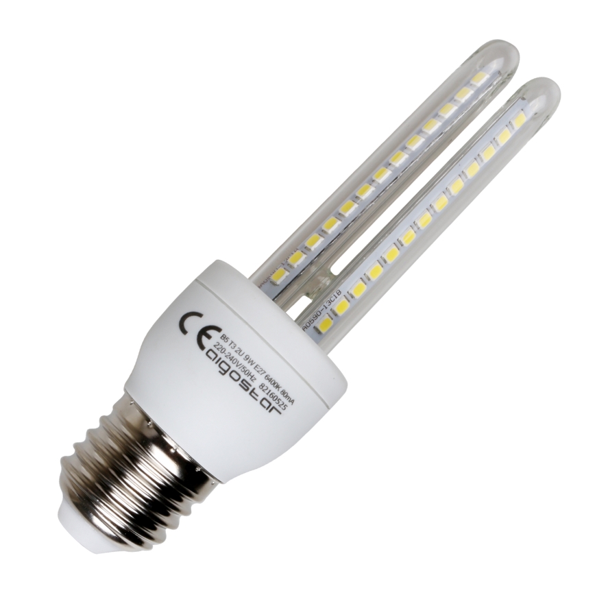 Lâmpada LED E27/9W/230V 6500K - Aigostar
