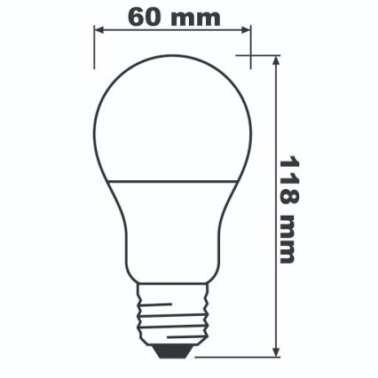 Lâmpada LED ECO E27/13W/230V 2700K 1521lm