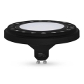 Lâmpada LED ECOLINE AR111 GU10/12W/230V 3000K 120° preto - Brilagi