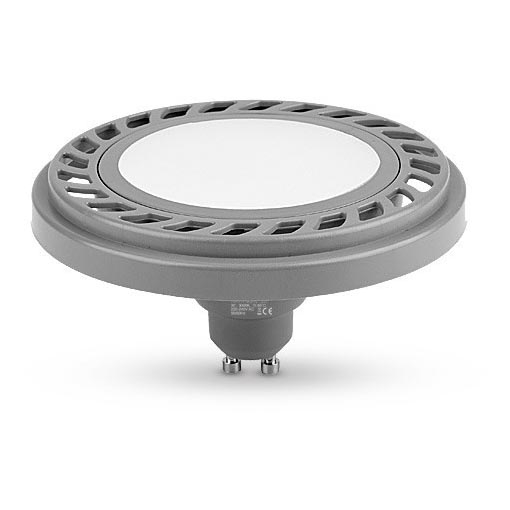 Lâmpada LED ECOLINE SOFT AR111 GU10/9W/230V 4000K 120° cinzento - Brilagi