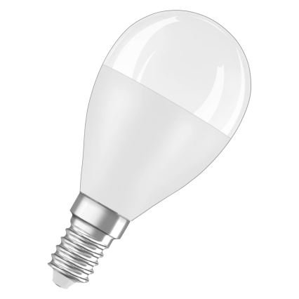 Lâmpada LED em plástico reciclado P45 E14/7,5W/230V 2700K - Osram