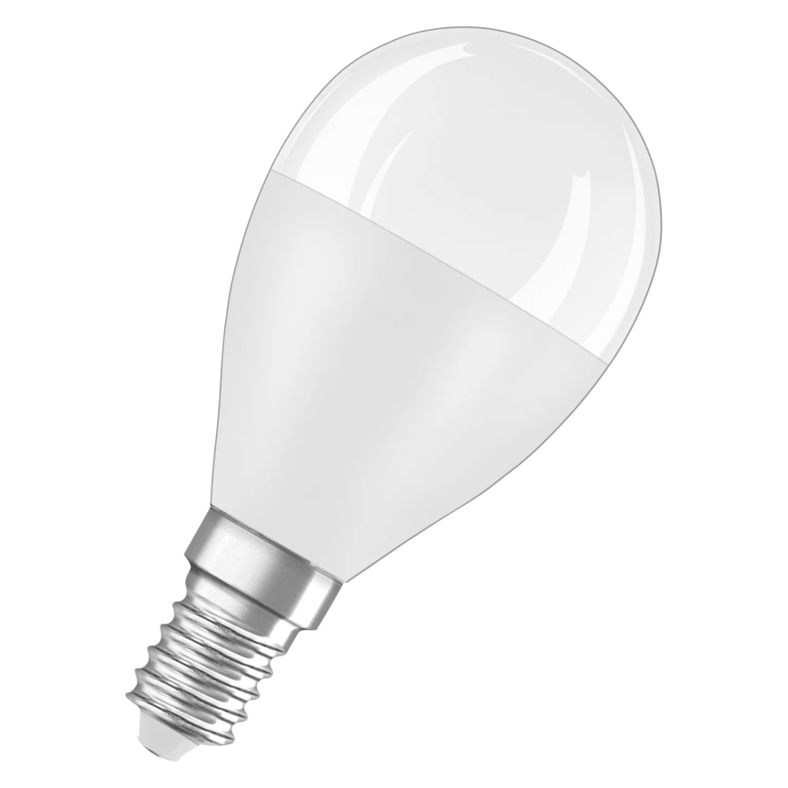 Lâmpada LED em plástico reciclado P45 E14/7,5W/230V 2700K - Osram