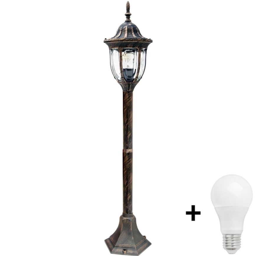 Lâmpada LED exterior FLORENCJA 1xE27/10W/230V IP43