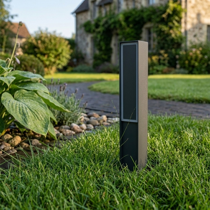 Lâmpada LED exterior MODO LED/8W/230V 4000K IP44 50 cm preta