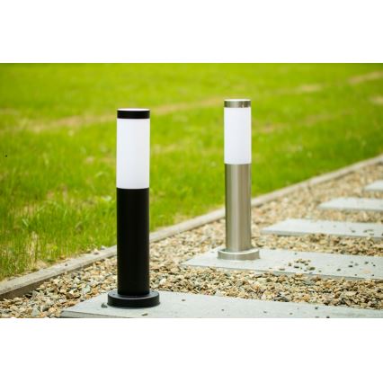 Luminária LED dimerizável para exterior LIVIA 1xE27/6W/230V 2700-6500K Wi-Fi 45 cm IP44 prateada