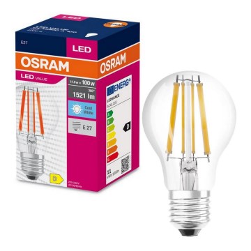 Lâmpada LED FILAMENT A100 E27/11W/230V 4000K - Osram