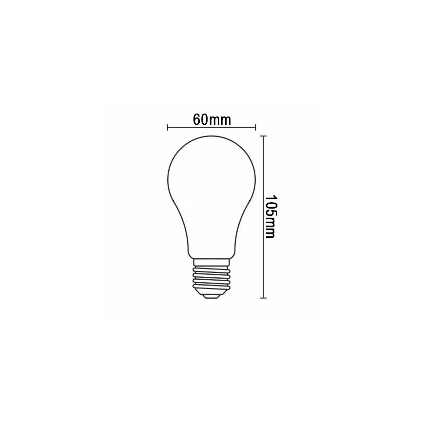 Lâmpada LED FILAMENT A60 E27/12W/230V 330° 3000K