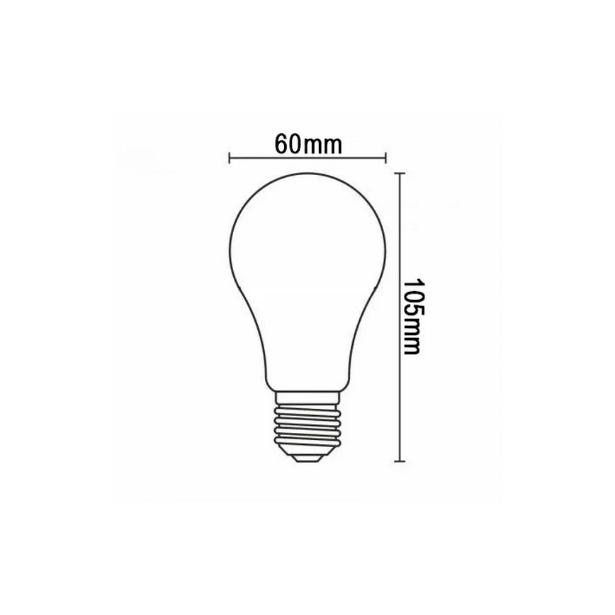 Lâmpada LED FILAMENT A60 E27/12W/230V 330° 4000K
