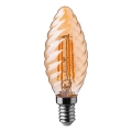 Lâmpada LED FILAMENT AMBER E14/4W/230V 2200K