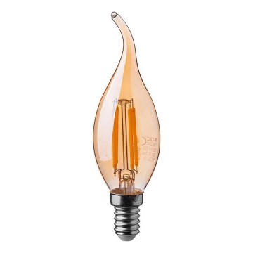 Lâmpada LED FILAMENT AMBER E14/4W/230V 2200K
